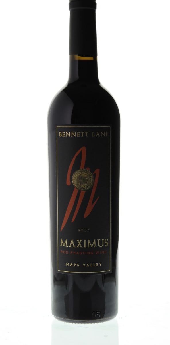 Bennett Lane Maximus Red Blend 2007 Front Bottle Shot