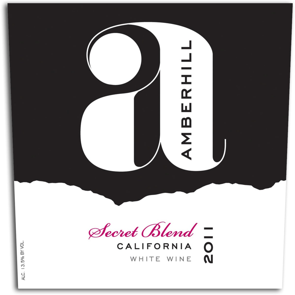 Amberhill Secret White Blend 2011 Front Label