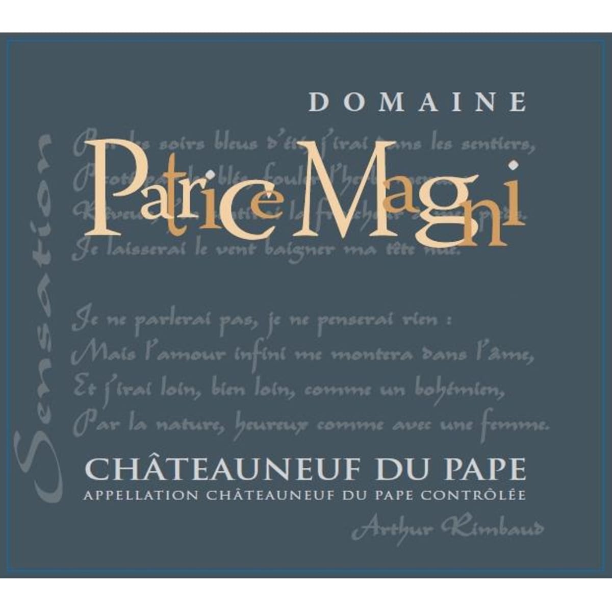 Gilt DOM PATRICE MAGNI CDR 2011 Front Label