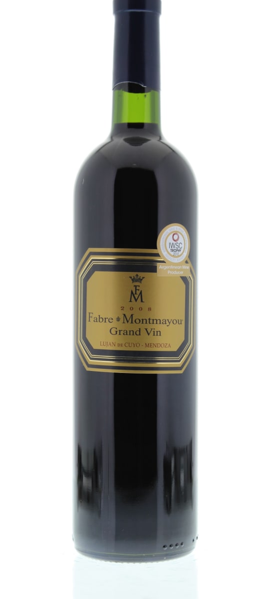 Fabre Montmayou Grand Vin 2008 Front Bottle Shot