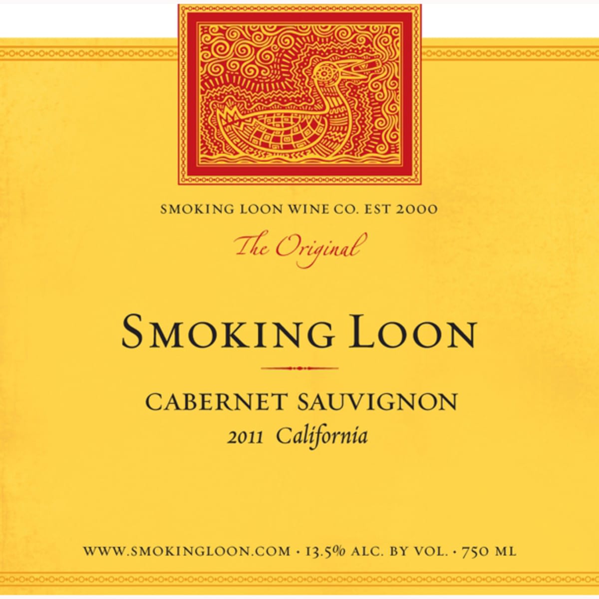 Smoking Loon Cabernet Sauvignon 2011 Front Label