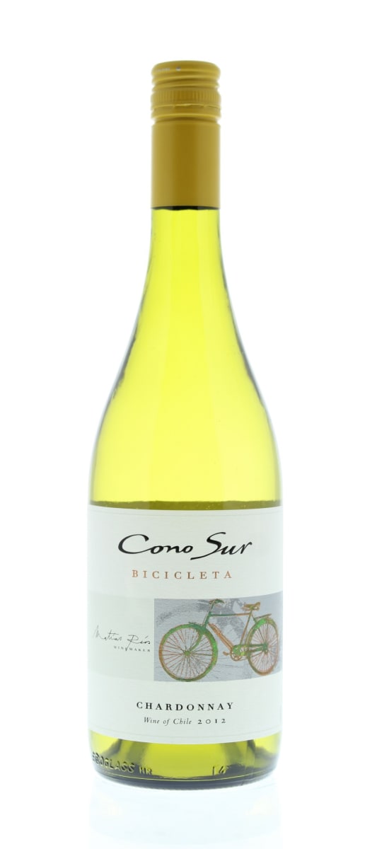 Cono Sur Bicicleta Chardonnay 2012 Front Bottle Shot