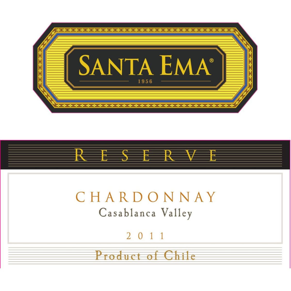 Santa Ema Reserve Chardonnay 2011 Front Label