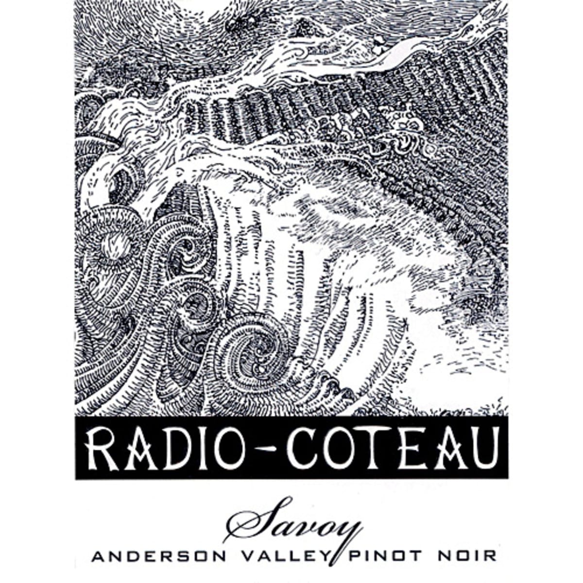 Radio-Coteau Savoy Vineyard Pinot Noir 2007 Front Label
