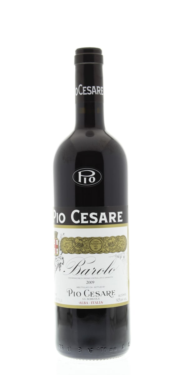 Pio Cesare Barolo 2009 Front Bottle Shot