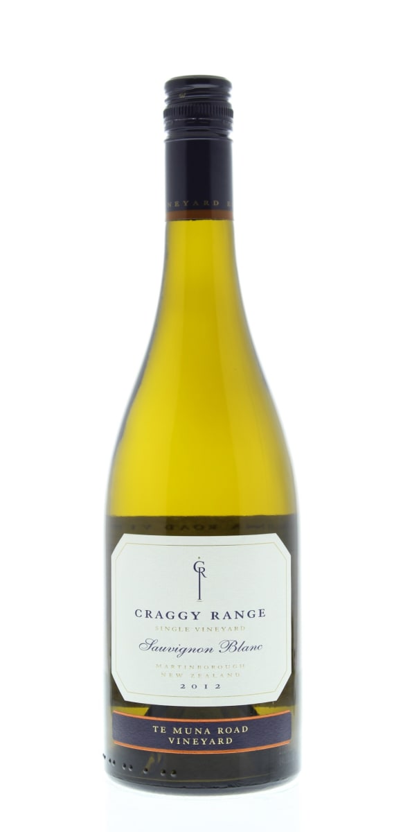 Craggy Range Winery Te Muna Road Vineyard Sauvignon Blanc 2012 Front Bottle Shot