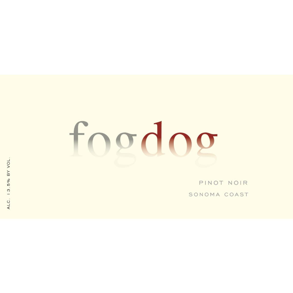 Fogdog Pinot Noir 2011 Front Label