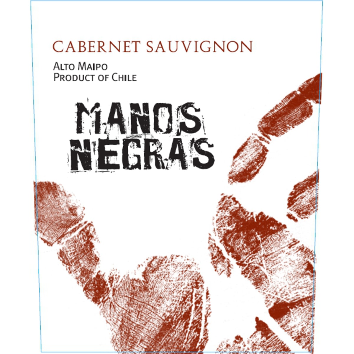 Manos Negras Cabernet Sauvignon 2009 Front Label