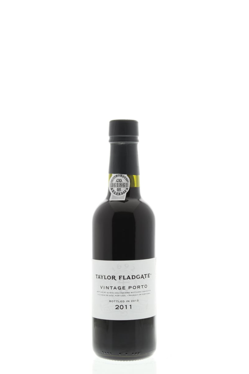 Taylor Fladgate Vintage Port (375ML half-bottle) 2011 Front Bottle Shot