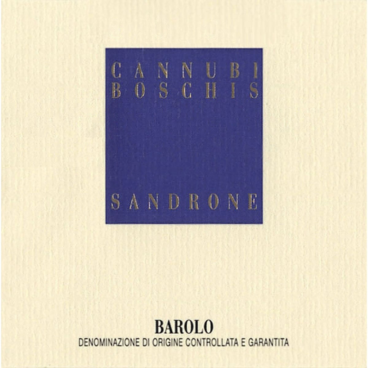 Sandrone Barolo Cannubi Boschis (1.5 Liter Magnum) 1994 Front Label