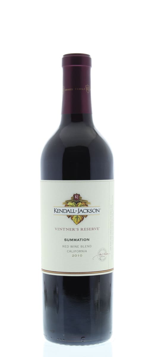 Kendall-Jackson Summation Red Blend 2010 Front Bottle Shot