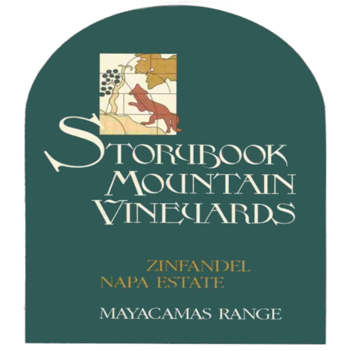 Storybook Mountain Mayacamas Range Zinfandel 2006 Front Label