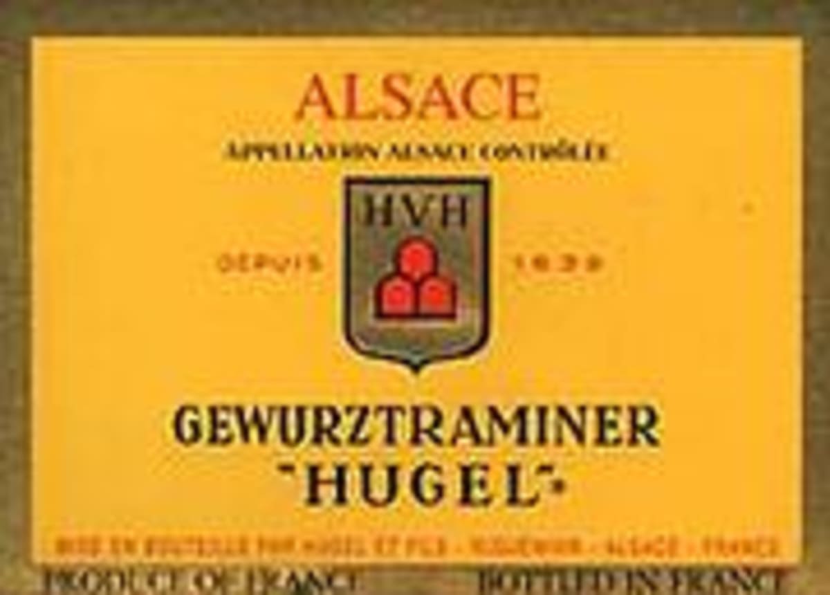 Hugel Gewurztraminer 1998 Front Label