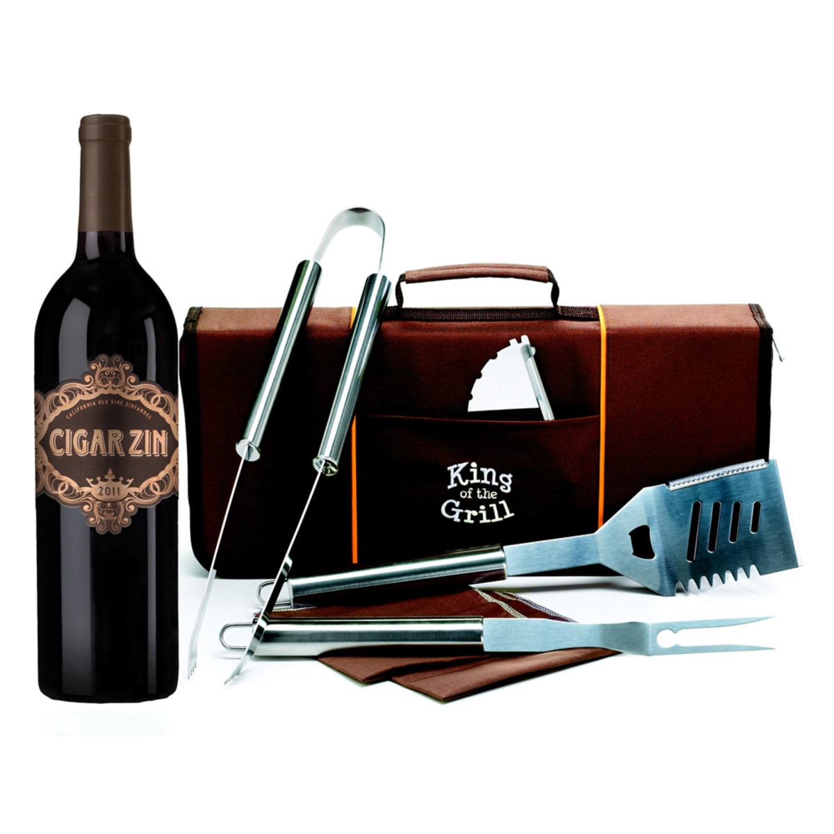 wine.com Cigar Zin Wine and Grill Tools Gift Set Gift Product Image