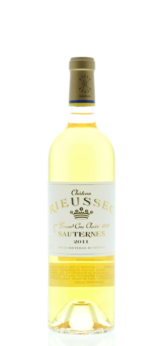 Chateau Rieussec Sauternes 2011 Front Bottle Shot