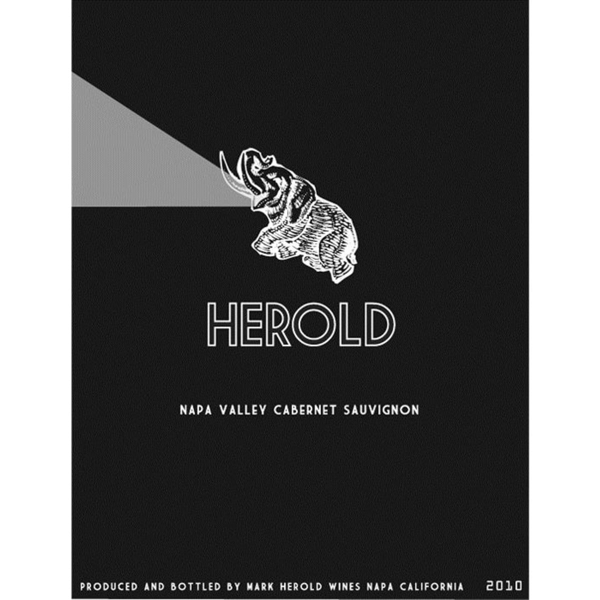 Mark Herold Cabernet Sauvignon Herold 2010 Front Label