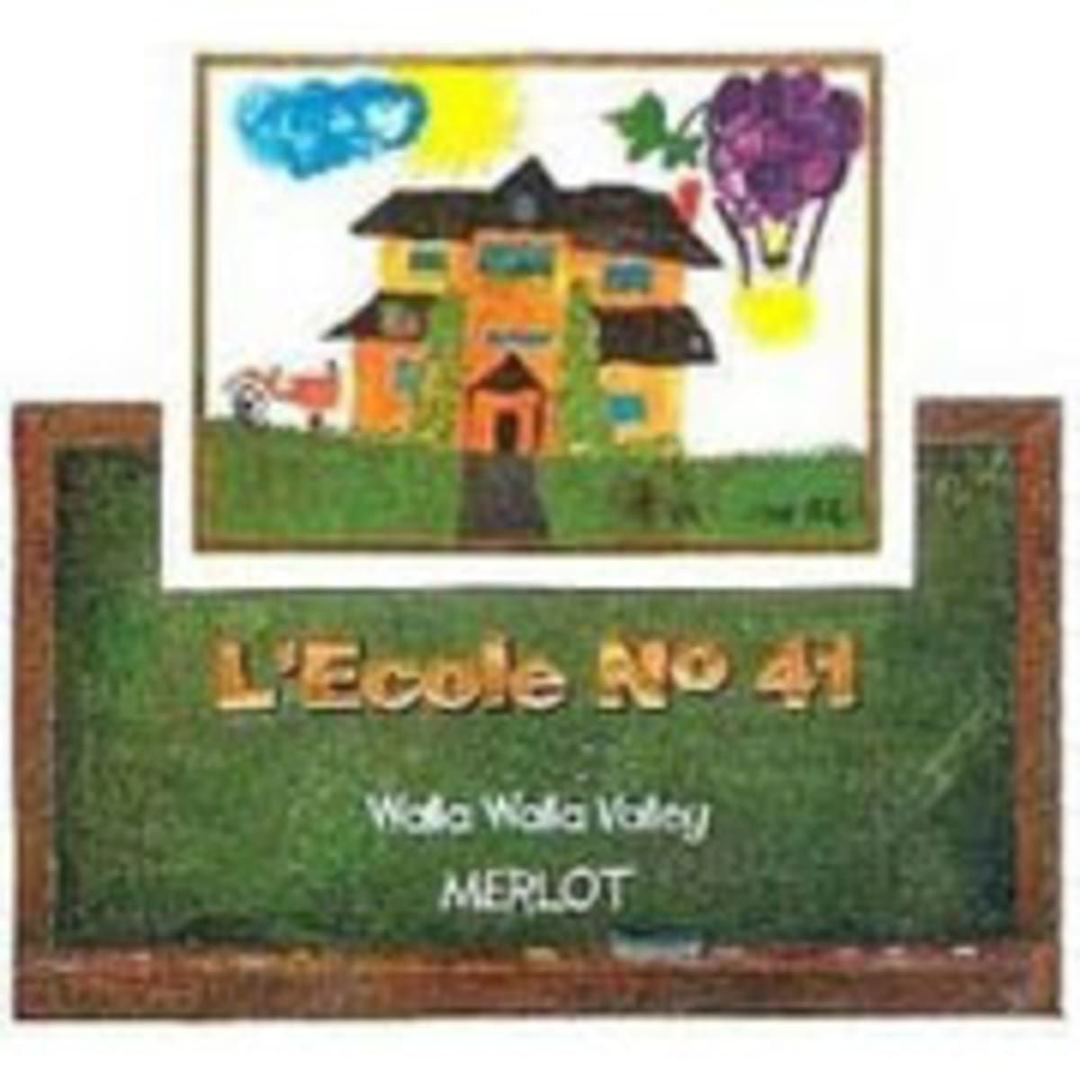 L'Ecole 41 Walla Walla Valley Merlot 2001 Front Label