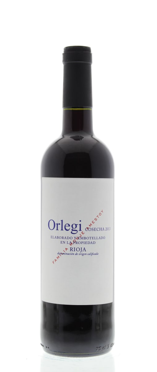 Luberri Rioja Orlegi 2013 Front Bottle Shot