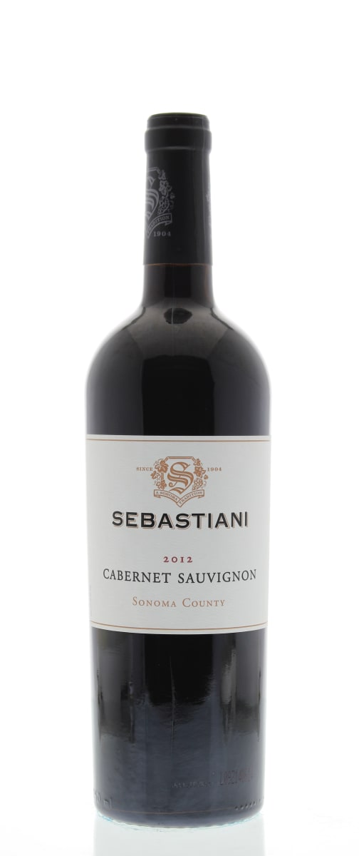 Sebastiani Sonoma County Cabernet Sauvignon 2012 Front Bottle Shot