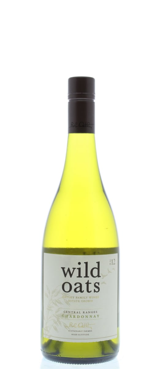 Wild Oats Chardonnay 2012 Front Bottle Shot