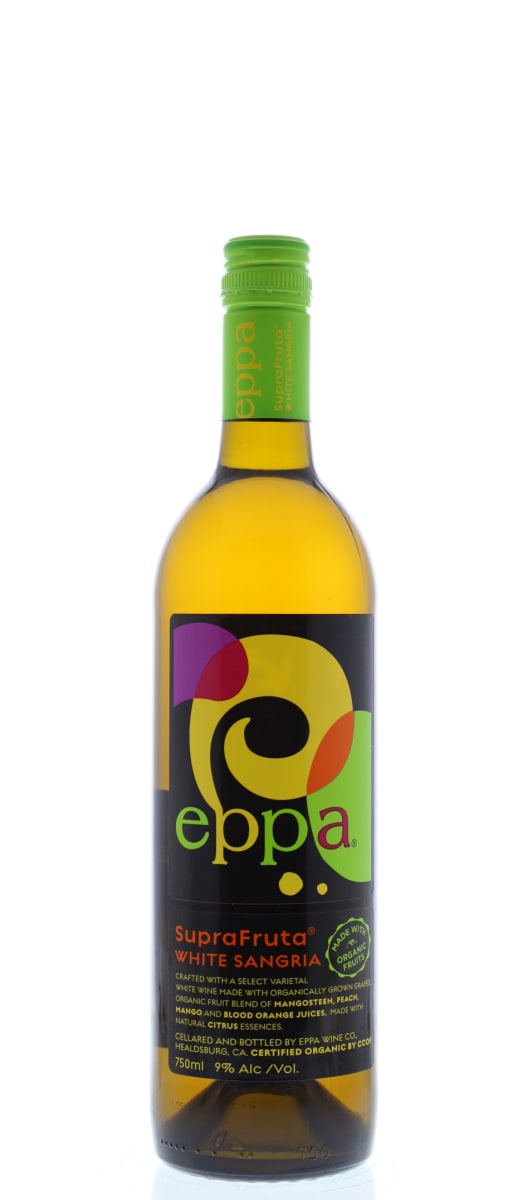 Eppa SupraFruta Organic White Sangria Front Bottle Shot