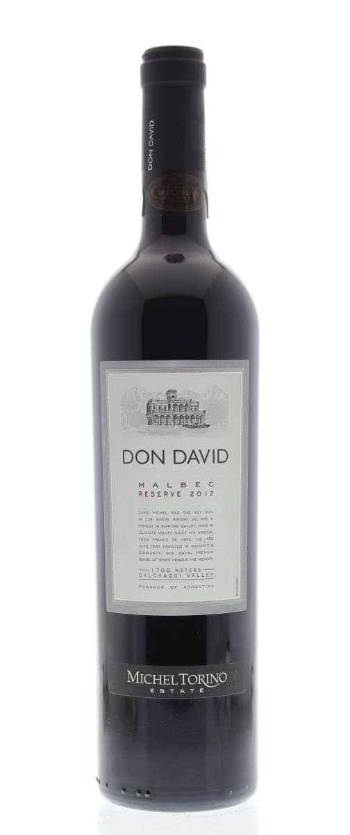 El Esteco Don David Malbec Reserve 2012 Front Bottle Shot