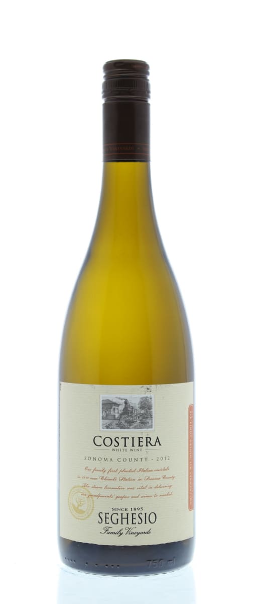 Seghesio Costiera White 2012 Front Bottle Shot