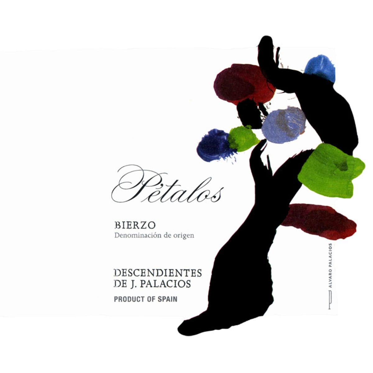 Descendientes de Jose Palacios Petalos 2012 Front Label