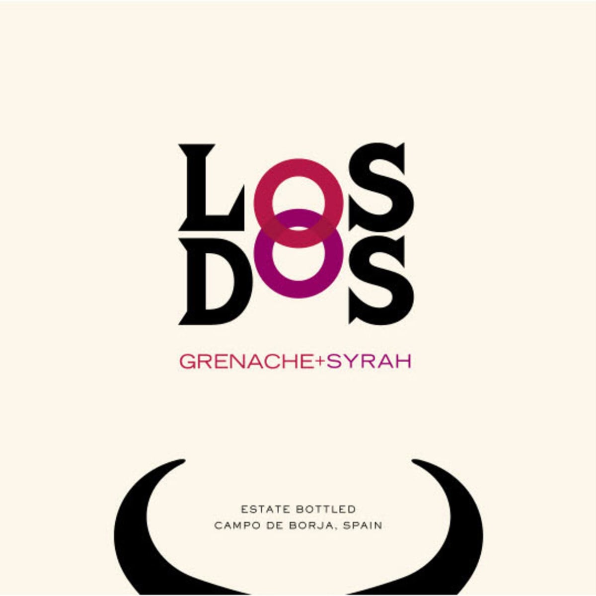 Los Dos Grenache Syrah 2013 Front Label