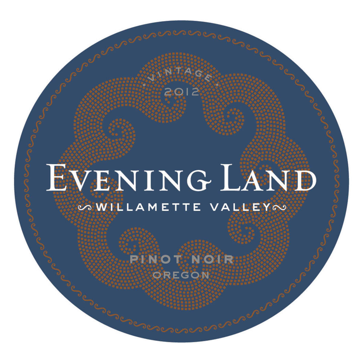 Evening Land Willamette Valley Pinot Noir 2012 Front Label