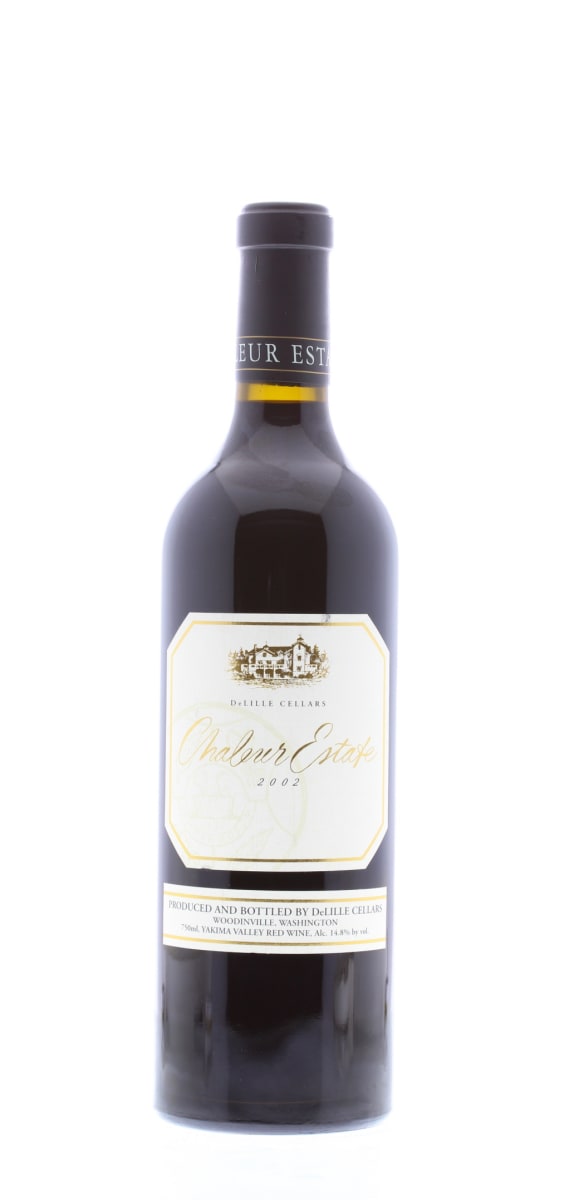 DeLille Chaleur Estate Red 2002 Front Bottle Shot