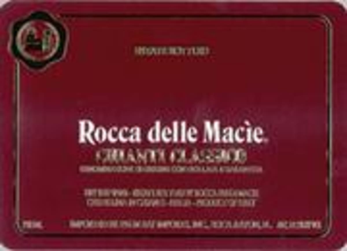 Rocca delle Macie Chianti Classico (half-bottle) 1998 Front Label