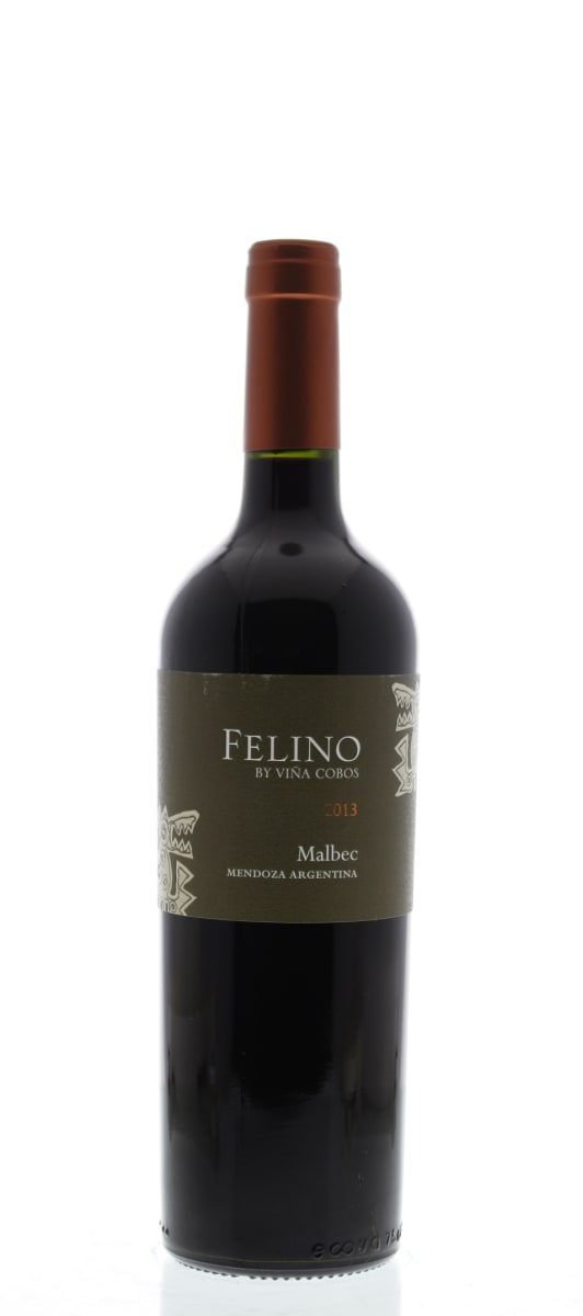 Vina Cobos Felino Malbec 2013 Front Bottle Shot