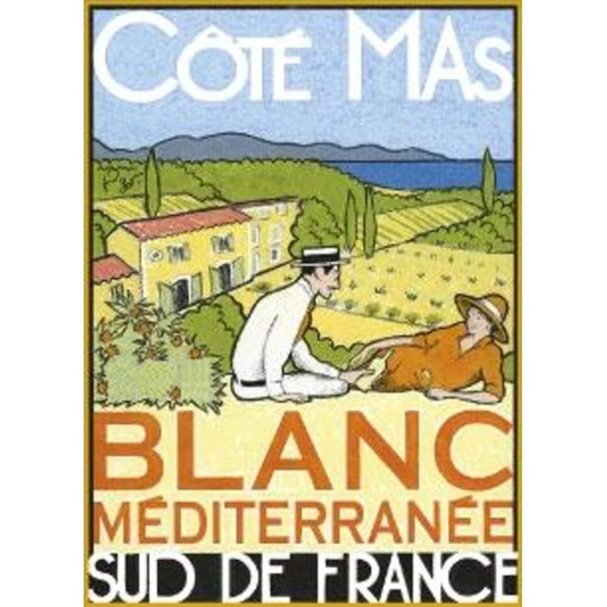 Cote Mas Blanc Mediterranee 2012 Front Label