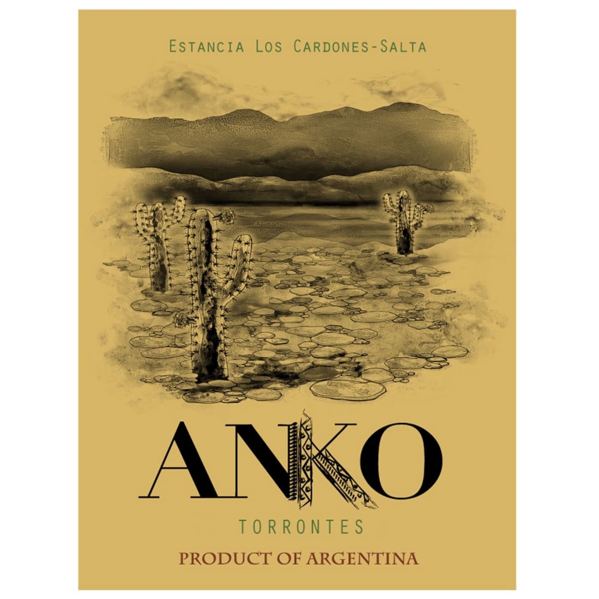 Anko Torrontes 2012 Front Label