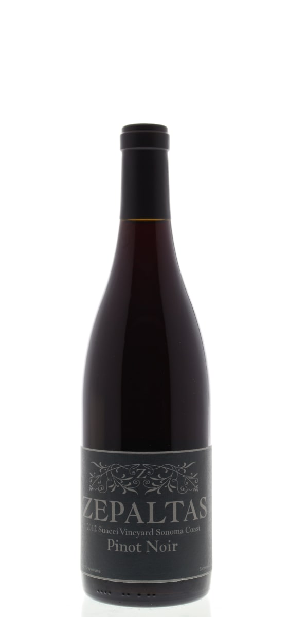 Zepaltas Suacci Vineyard Pinot Noir 2012 Front Bottle Shot