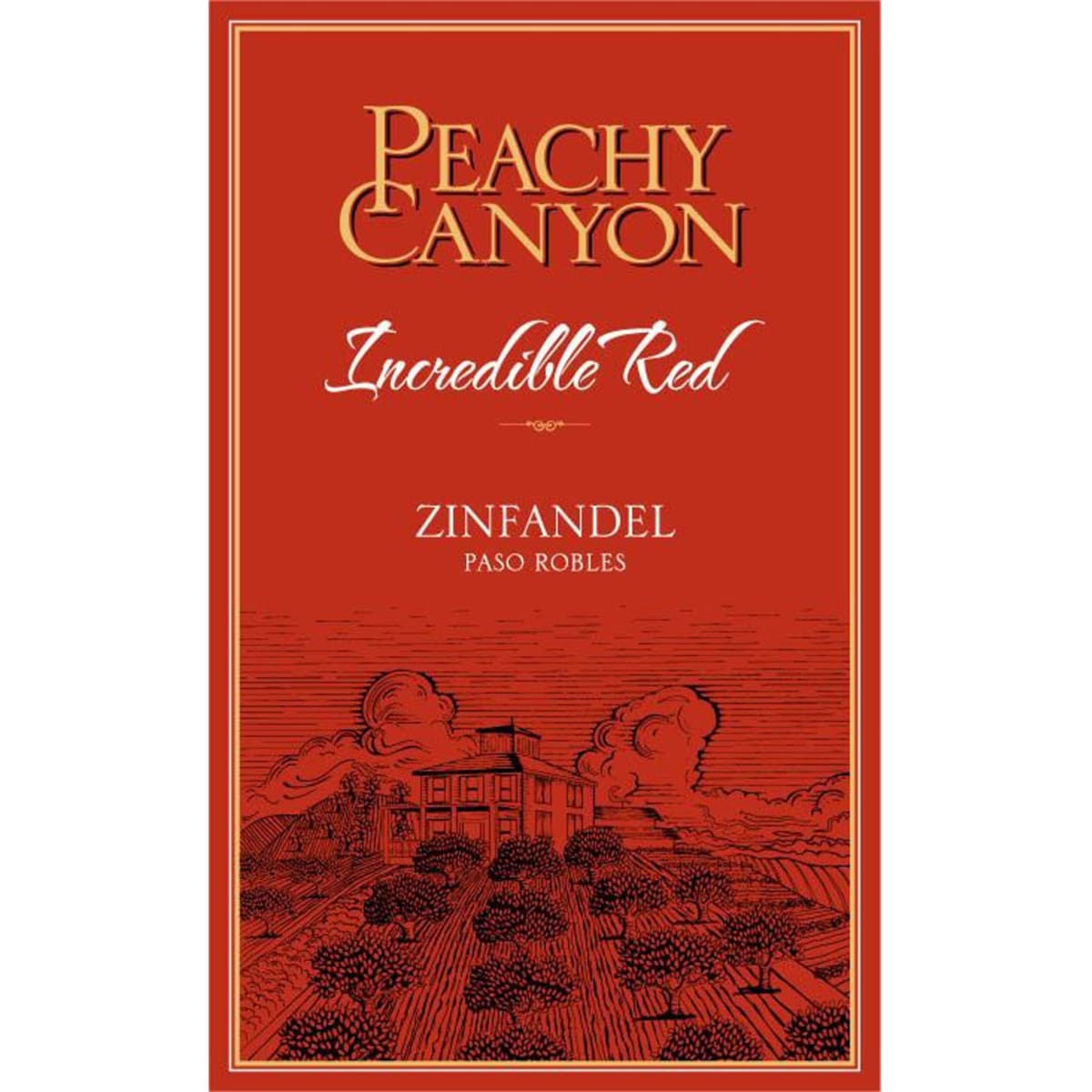 Peachy Canyon Incredible Red Zinfandel 2011 Front Label