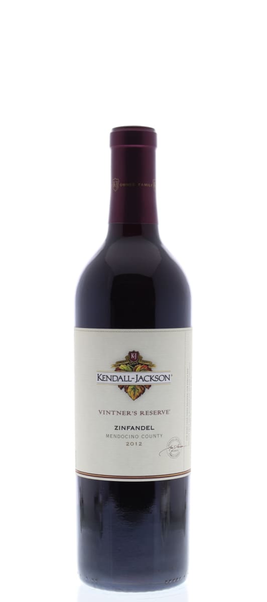 Kendall-Jackson Vintner's Reserve Zinfandel 2012 Front Bottle Shot