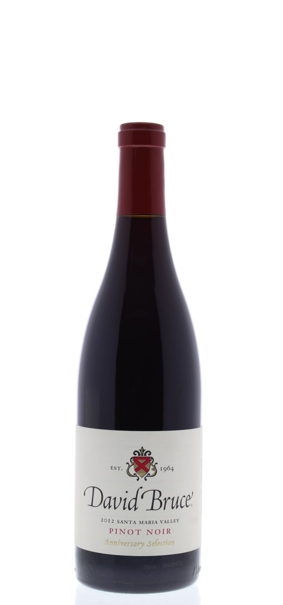 David Bruce Santa Maria Valley Pinot Noir 2012 Front Bottle Shot