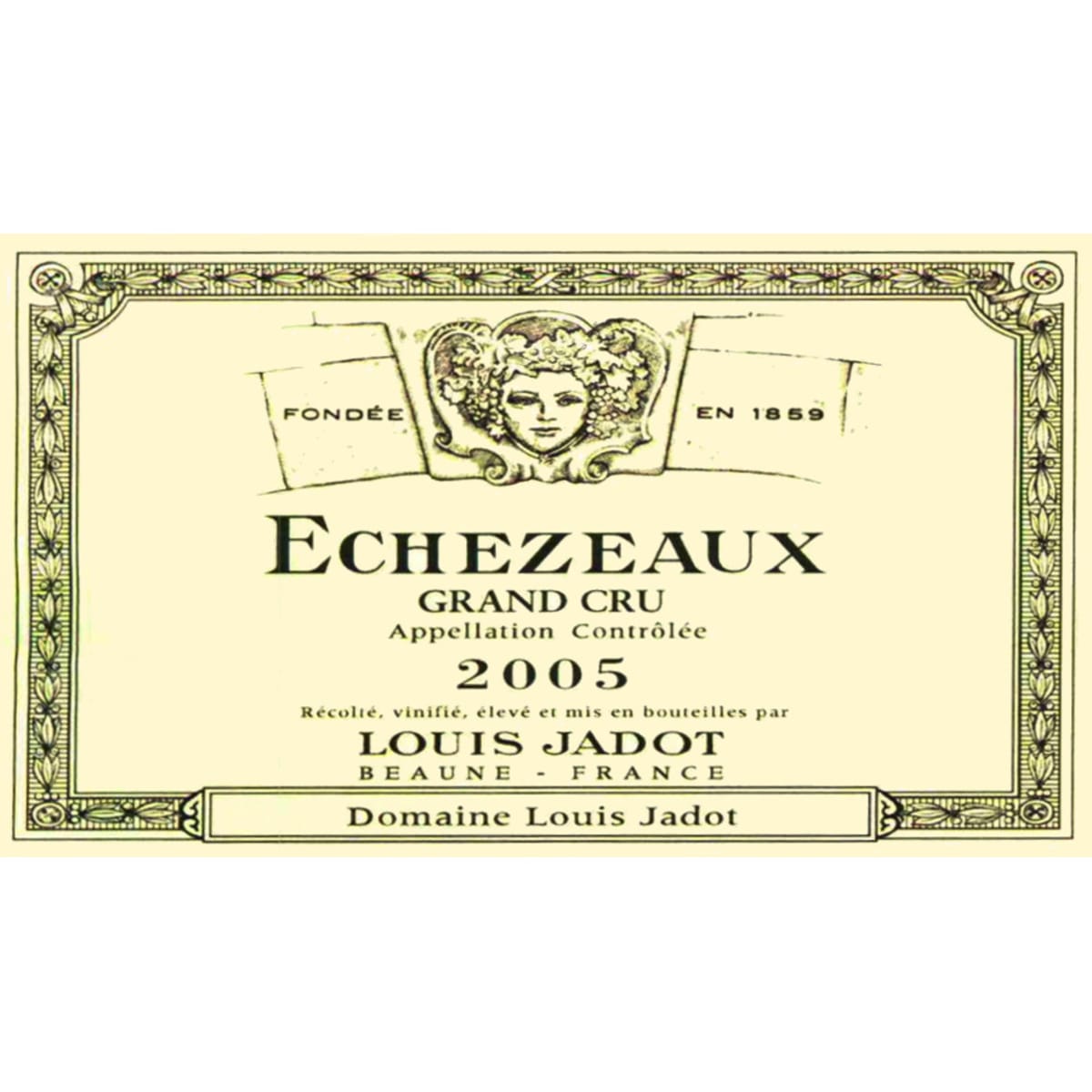 Louis Jadot Echezeaux 2005 Front Label