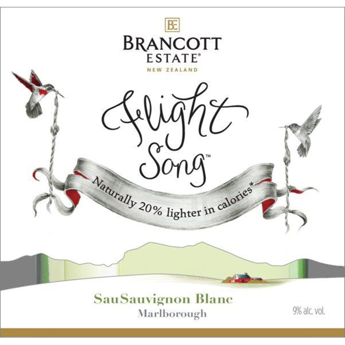 Brancott Flight Song Sauvignon Blanc 2014 Front Label