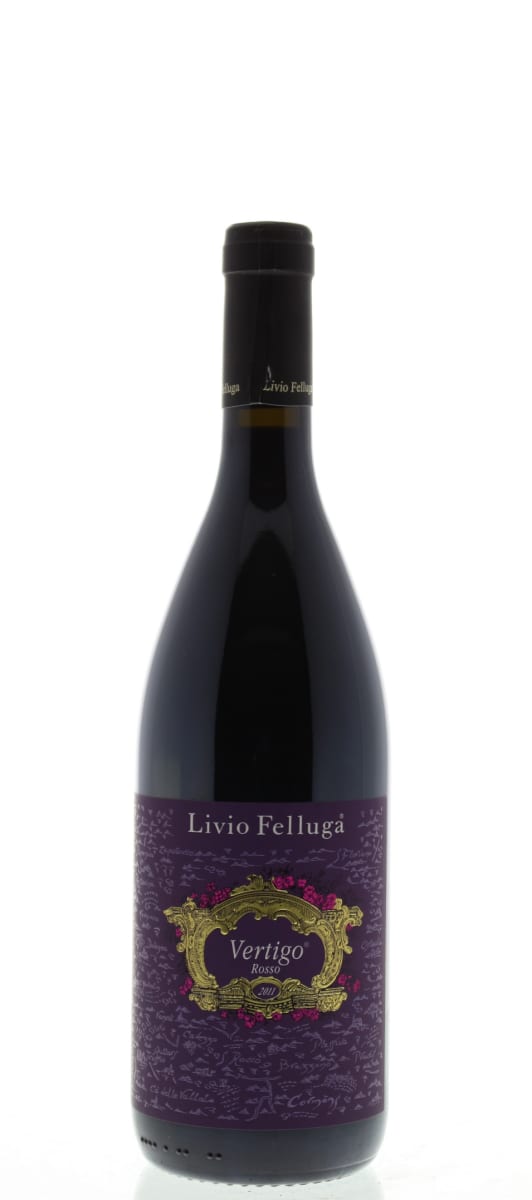 Livio Felluga Vertigo Rosso 2011 Front Bottle Shot