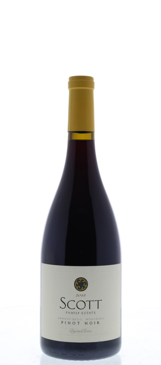 Scott Family Estate Arroyo Seco Pinot Noir 2013 Front Bottle Shot