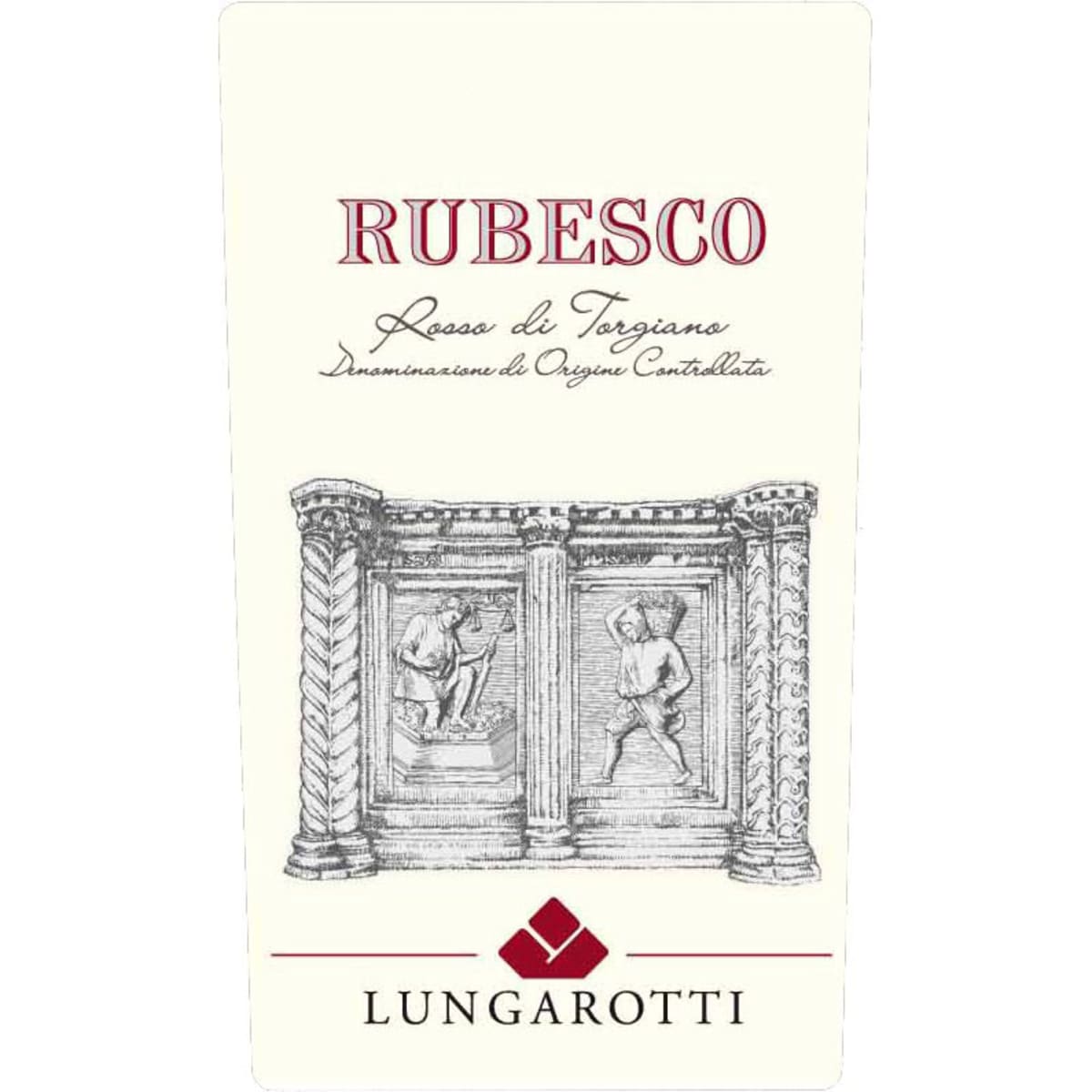 Lungarotti Rubesco 2011 Front Label