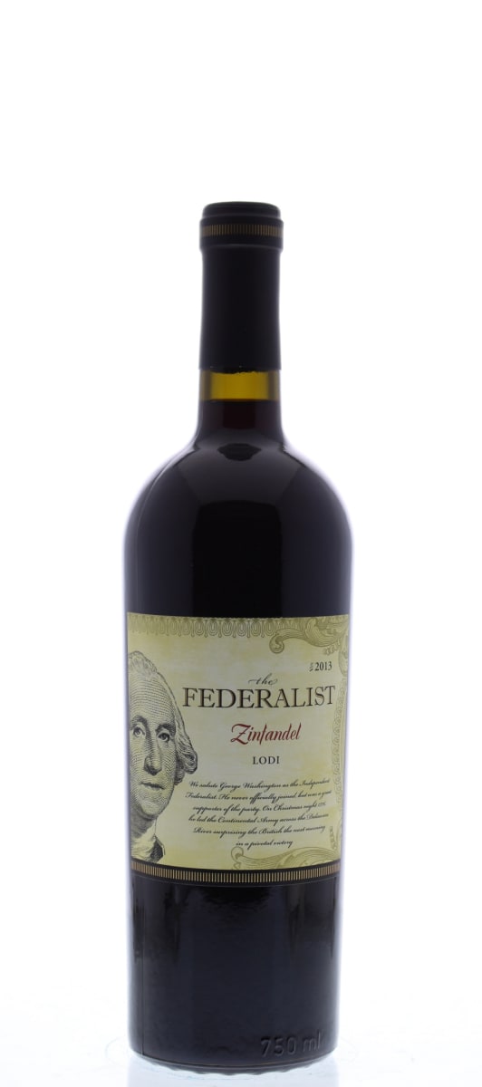 The Federalist Dry Creek Valley Zinfandel 2013 Front Bottle Shot