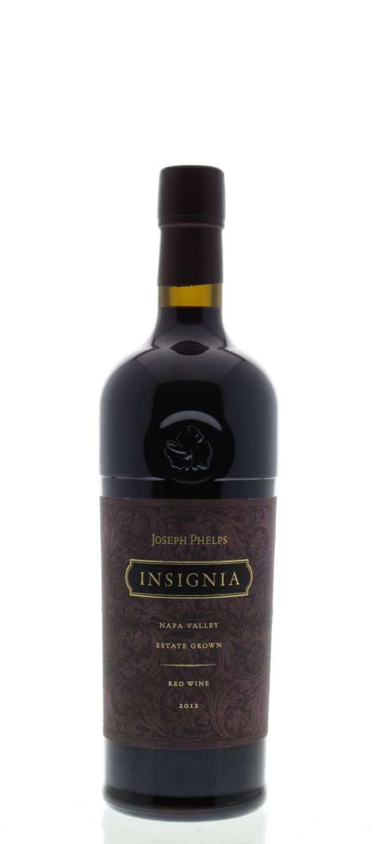 Joseph Phelps Insignia 2012 Front Bottle Shot