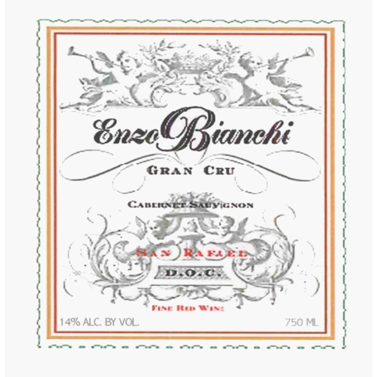 Enzo Bianchi Gran Cru 2010 Front Label
