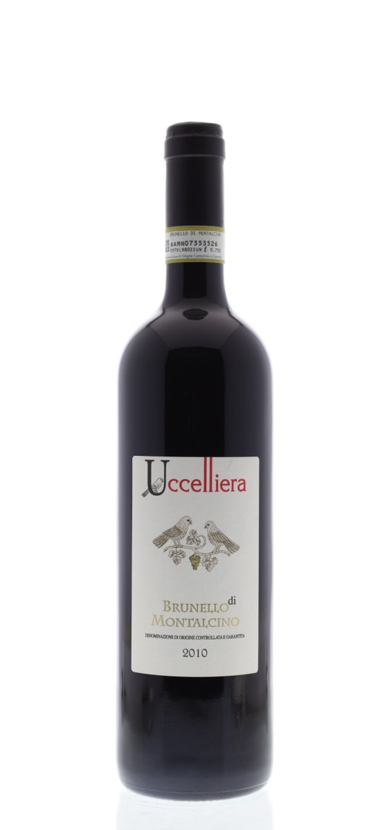 Uccelliera Brunello di Montalcino 2010 Front Bottle Shot