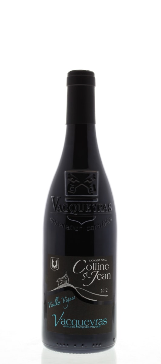 Domaine de la Colline St-Jean Vacqueyras Vieilles Vignes 2012 Front Bottle Shot