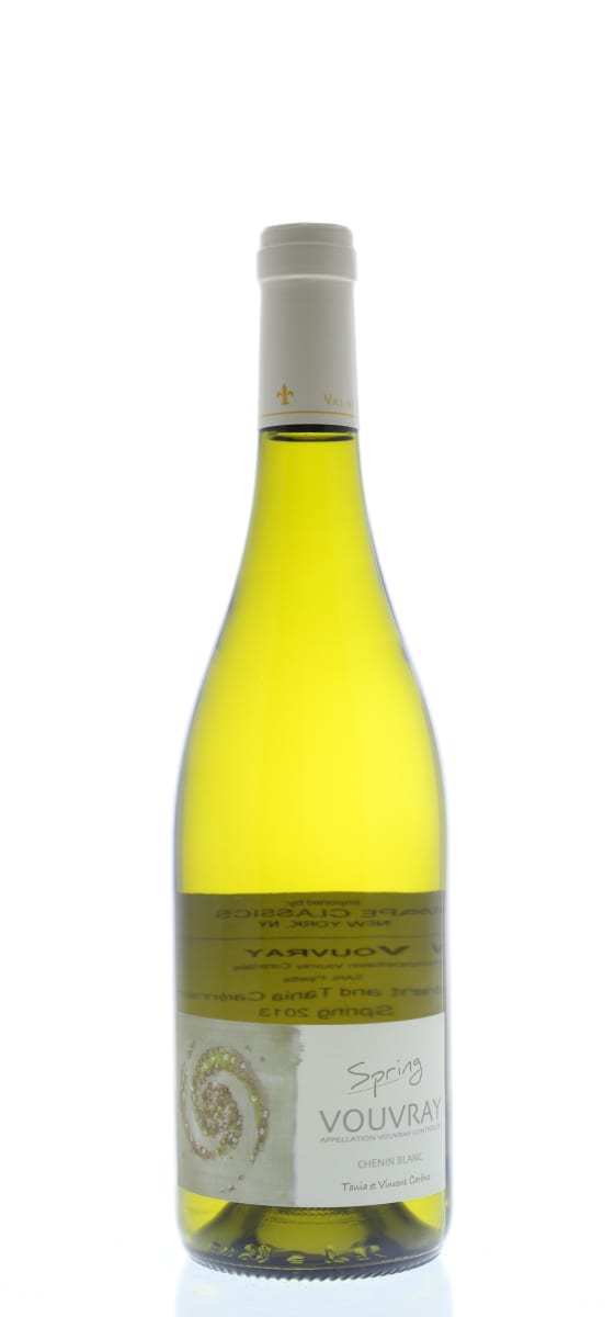 Domaine Vincent Careme Vouvray Spring 2013 Front Bottle Shot